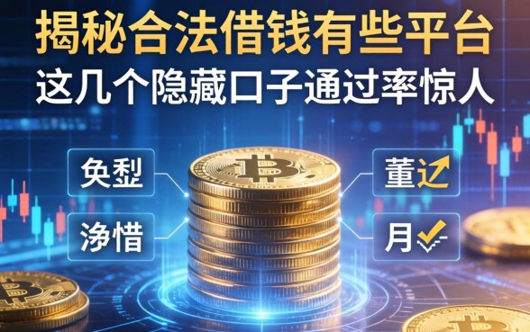 揭秘合法借钱有些平台，这几个隐藏口子通过率惊人