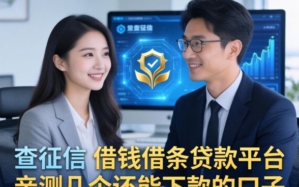 聊聊那些不查征信的借钱借条贷款平台，亲测几个还能下款的口子