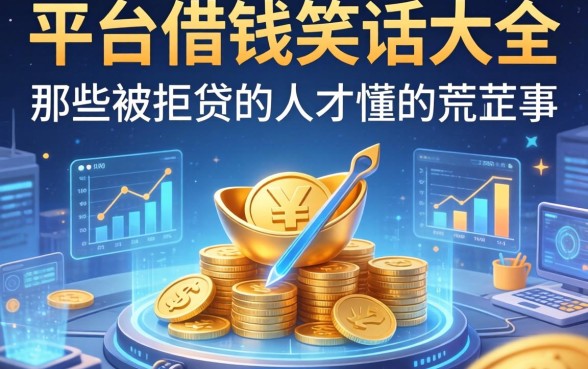 平台借钱笑话大全：那些被拒贷的人才懂的荒唐事