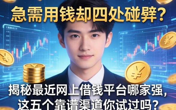 急需用钱却四处碰壁？揭秘最近网上借钱平台哪家强，这五个靠谱渠道你试过吗？