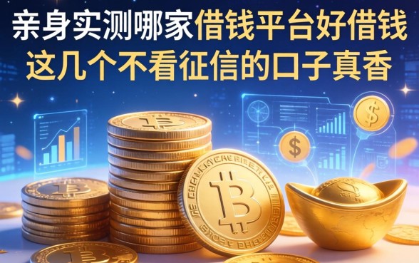 亲身实测哪家借钱平台好借钱，这几个不看征信的口子真香