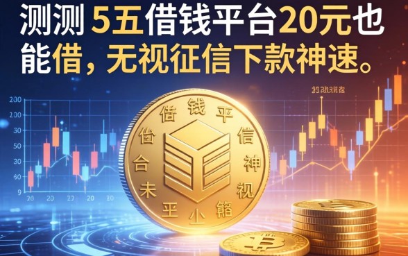 实测这5个借钱平台20元也能借，无视征信下款神速