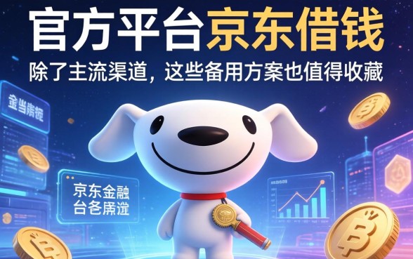 官方平台京东借钱：除了主流渠道，这些备用方案也值得收藏