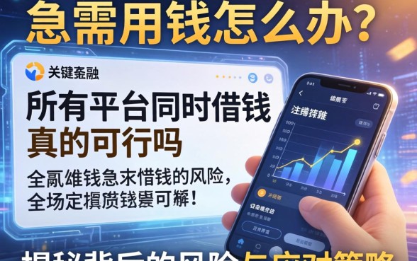 急需用钱怎么办？所有平台同时借钱真的可行吗？揭秘背后的风险与应对策略