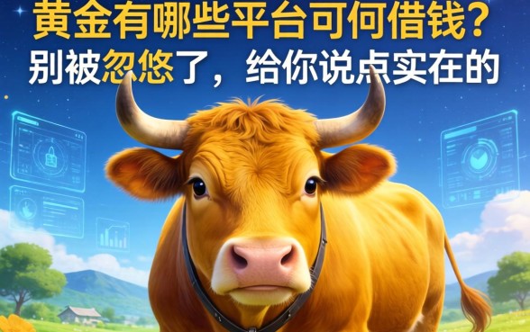 黄牛有哪些平台可以借钱？别被忽悠了，给你说点实在的