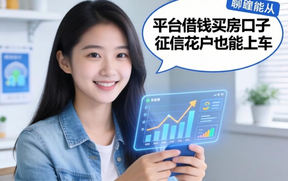 聊聊那些能从平台借钱买房的口子，征信花户也能上车