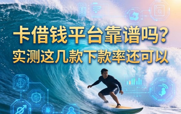 浪花里卡借钱平台靠谱吗？实测这几款下款率还可以