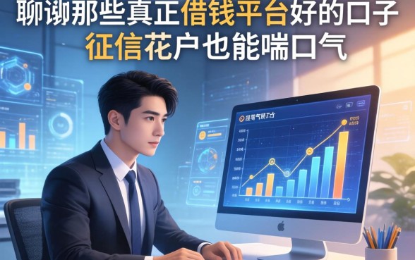 聊聊那些真正借钱平台好的口子，征信花户也能喘口气