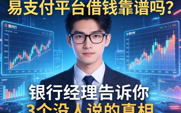 易支付平台借钱靠谱吗？银行经理告诉你3个没人说的真相