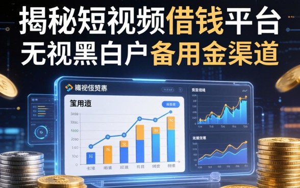 揭秘短视频借钱平台：无视黑白户的备用金渠道