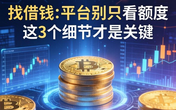 找借钱的平台别只看额度，这3个细节才是关键