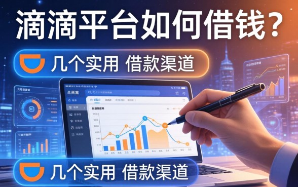 滴滴平台如何借钱？整理了几个实用的借款渠道
