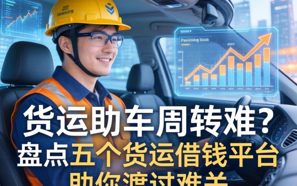 货运司机周转难？盘点五个货运借钱平台助你渡过难关