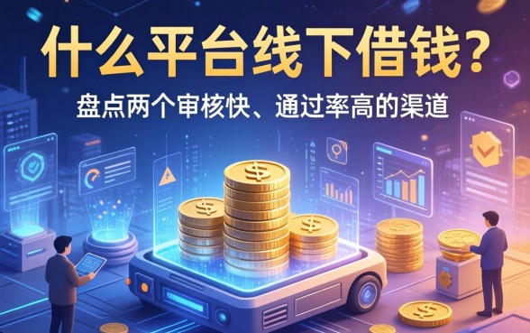 什么平台线下借钱？盘点两个审核快、通过率高的渠道