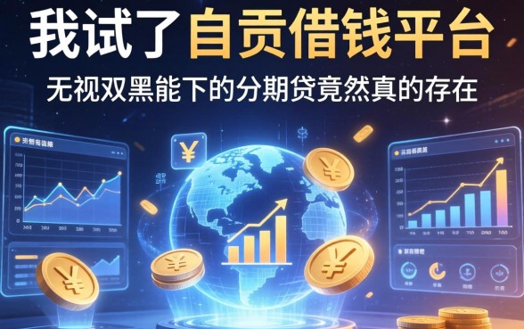 我试了自贡借钱平台，发现无视双黑能下的分期贷竟然真的存在
