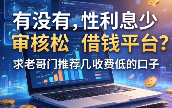 有没有那种利息少、审核松的借钱平台？求老哥们推荐几个收费低的口子