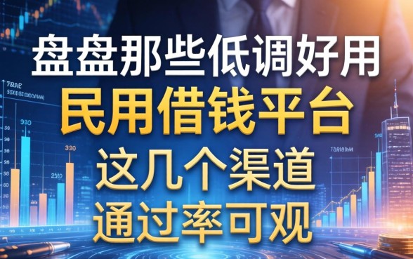 盘点那些低调好用的民用借钱平台，这几个渠道通过率可观