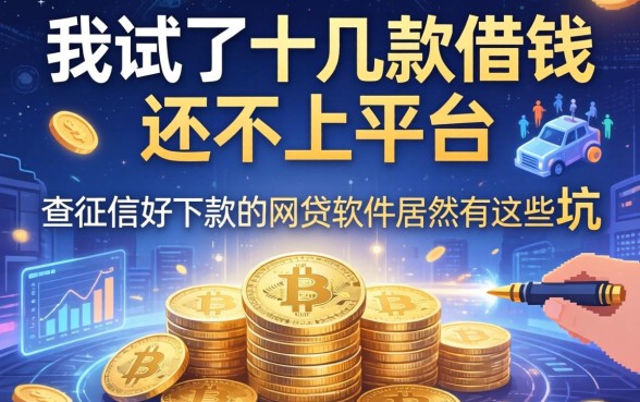 我试了十几款借钱还不上平台，发现不查征信好下款的网贷软件居然有这些坑