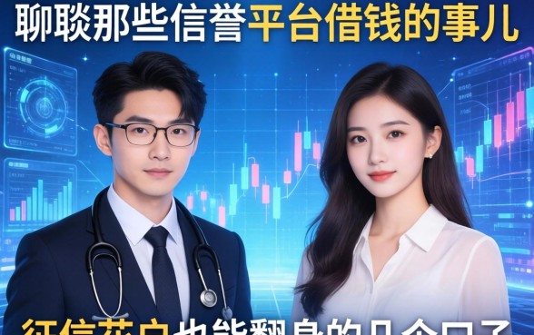 聊聊那些信誉平台借钱的事儿：征信花户也能翻身的几个口子