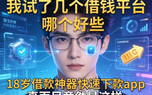 我试了几个借钱平台哪个好些，发现18岁借款神器快速下款app的真面目竟然是这样