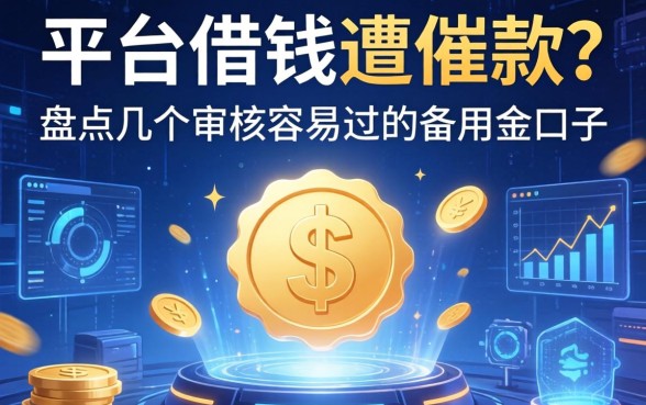 平台借钱遭催款？盘点几个审核容易过的备用金口子