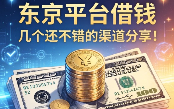 东京平台借钱：整理了几个还不错的渠道分享