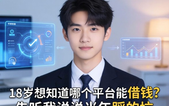 刚满18岁想知道哪个平台能借钱？先听我说说当年踩的坑