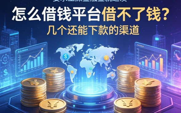 怎么借钱平台借不了钱？整理了几个还能下款的渠道