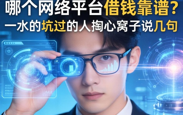 哪个网络平台借钱靠谱？一个被坑过的人掏心窝子说几句