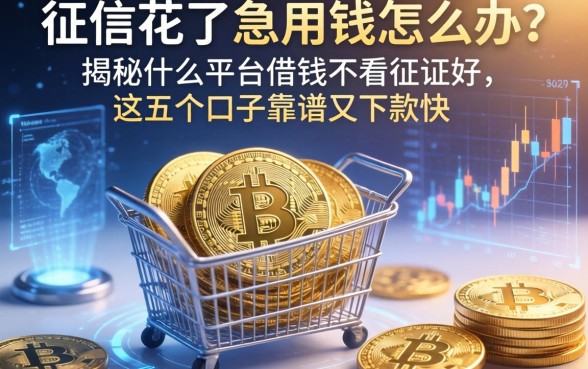 征信花了急用钱怎么办？揭秘什么平台借钱不看征信好，这五个口子靠谱又下款快