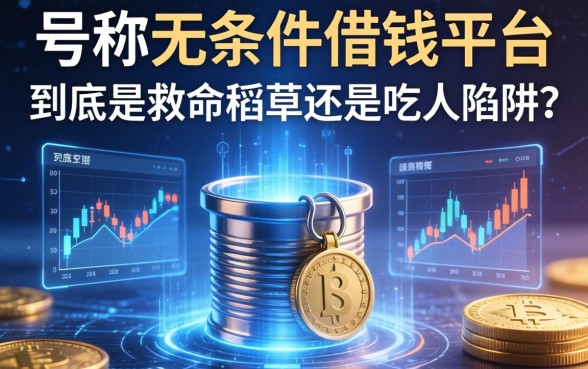 号称无条件借钱平台，到底是救命稻草还是吃人陷阱？