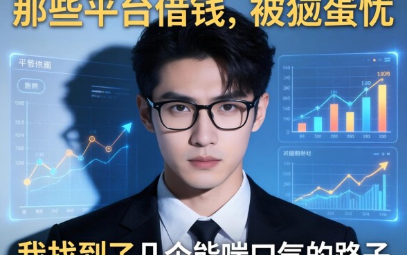 在那些平台借钱被骚扰的阴影下，我找到了几个能喘口气的路子