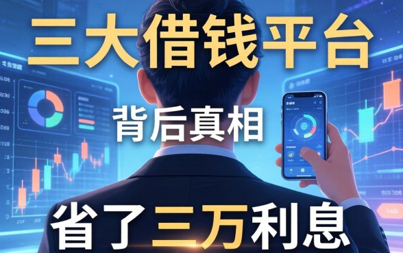 三大借钱平台背后的真相，有人省了三万利息