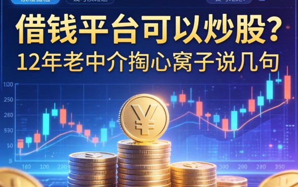 借钱平台可以炒股？12年老中介掏心窝子说几句