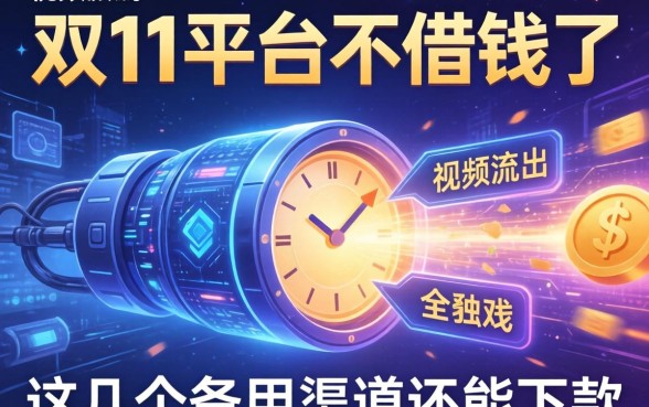 双11平台不借钱了视频流出，这几个备用渠道还能下款