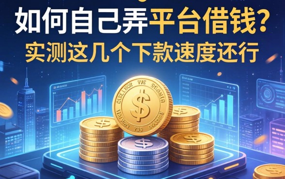 如何自己弄平台借钱？实测这几个下款速度还行