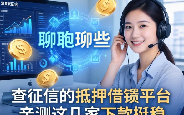 聊聊那些不查征信的抵押借钱平台，亲测这几家下款挺稳