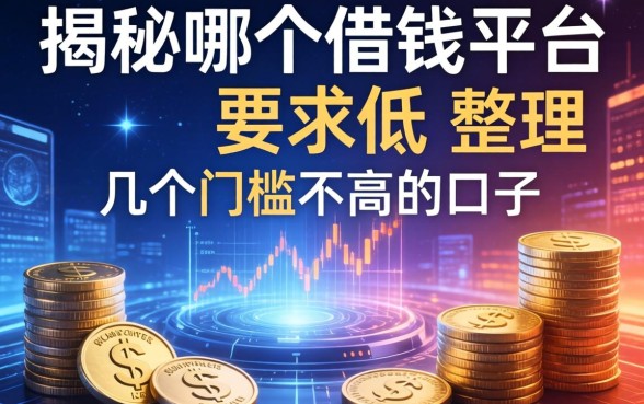揭秘哪个借钱平台要求低，整理了几个门槛不高的口子