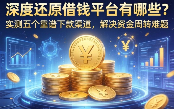 深度还原借钱平台有哪些？实测五个靠谱下款渠道，解决资金周转难题