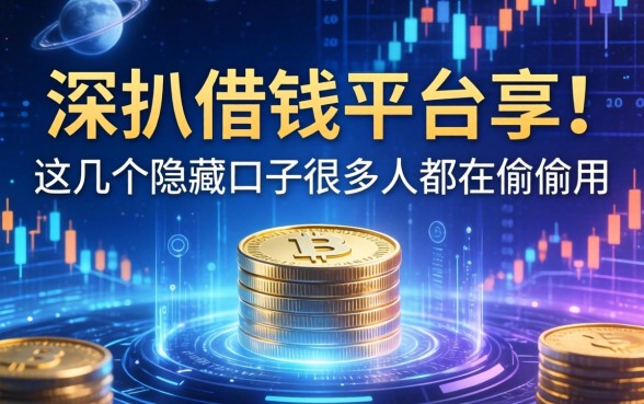 深扒借钱平台享：这几个隐藏口子很多人都在偷偷用