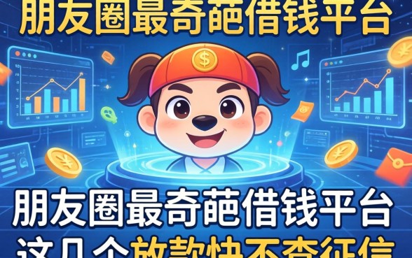 朋友圈最奇葩的借钱平台：这几个放款快不查征信