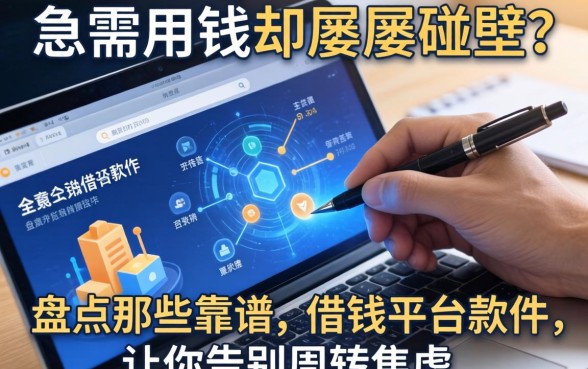 急需用钱却屡屡碰壁？盘点那些靠谱的借钱平台软件，让你告别周转焦虑
