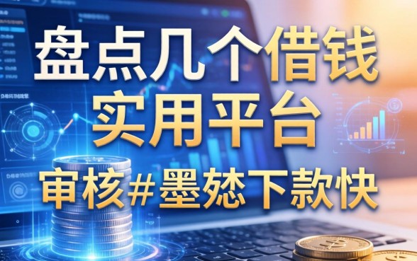 盘点几个借钱的实用平台，审核不墨迹下款快
