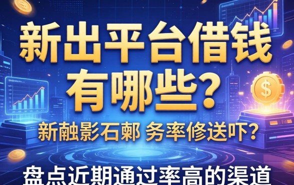 新出的平台借钱有哪些？盘点近期通过率高的渠道