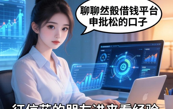 聊聊那些借钱平台申批松的口子，征信花的朋友进来看经验