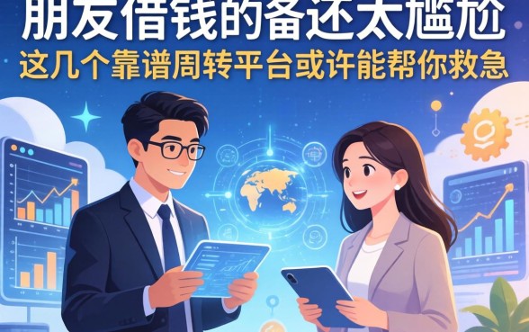 朋友借钱不还太尴尬，这几个靠谱周转平台或许能帮你救急