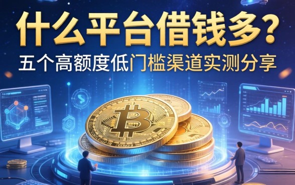 什么平台借钱多？五个高额度低门槛渠道实测分享