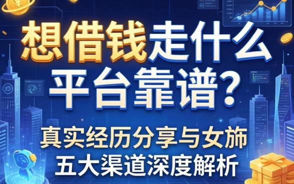 想借钱走什么平台靠谱？真实经历分享与五大渠道深度解析