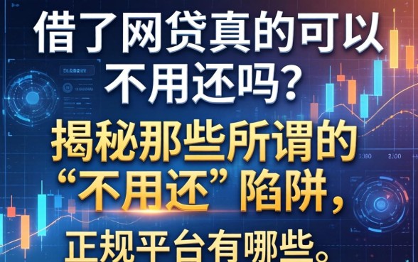 借了网贷真的可以不用还吗？揭秘那些所谓的“不用还”陷阱，正规平台有哪些？