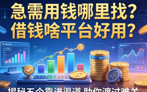 急需用钱哪里找？借钱啥平台好用？揭秘五个靠谱渠道助你渡过难关